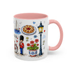 Copenhagen Travel Mug | European City Souvenir Accent Coffee Mug | 11oz 15oz Ceramic Cup