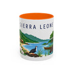 Sierra Leone Coffee Mug | Travel Souvenir Accent Mug | Country Gift Ceramic Cup 11oz 15oz