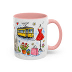 Milan Travel Mug | European City Souvenir Accent Coffee Mug | 11oz 15oz Ceramic Cup