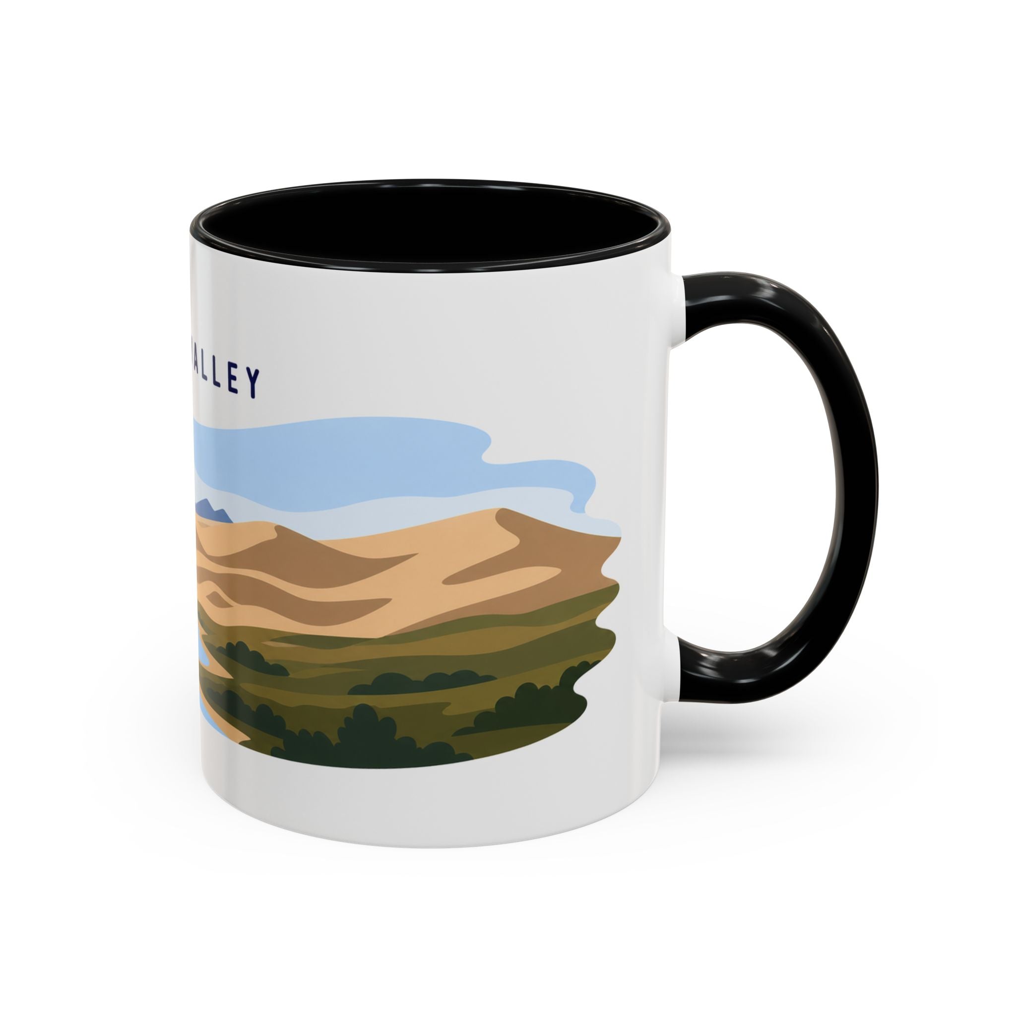 Kobuk Valley National Park Coffee Mug | Solid Color Block Park Souvenir | 11oz 15oz Accent Mug