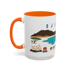 Djibouti Coffee Mug | Travel Souvenir Accent Mug | Country Gift Ceramic Cup 11oz 15oz