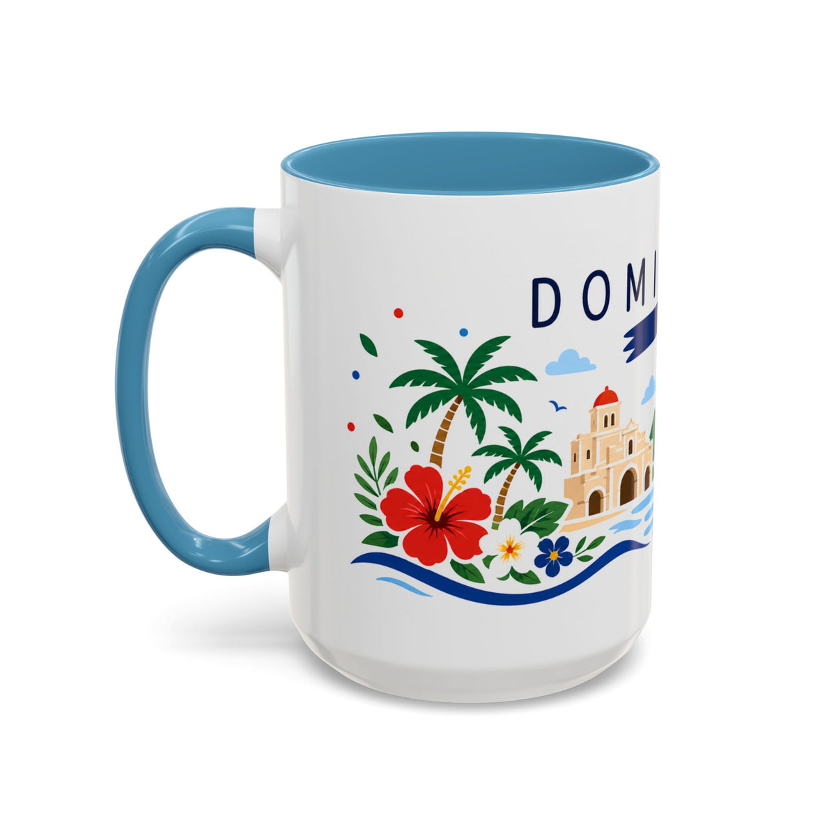 Dominican Republic Coffee Mug | Travel Souvenir Accent Mug | Country Gift Ceramic Cup 11oz 15oz