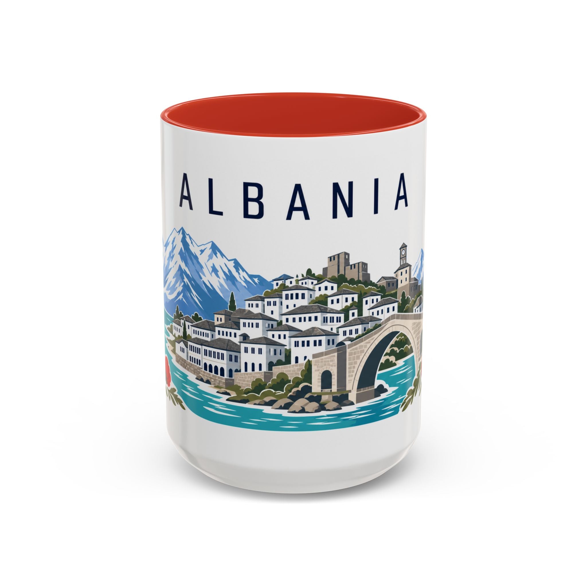 Albania Coffee Mug | Travel Souvenir Accent Mug | Country Gift Ceramic Cup 11oz 15oz