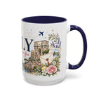 Italy Home Country Mug | Moving Away Gift | Long Distance Friendship | 11 oz 15 oz Accent Mug