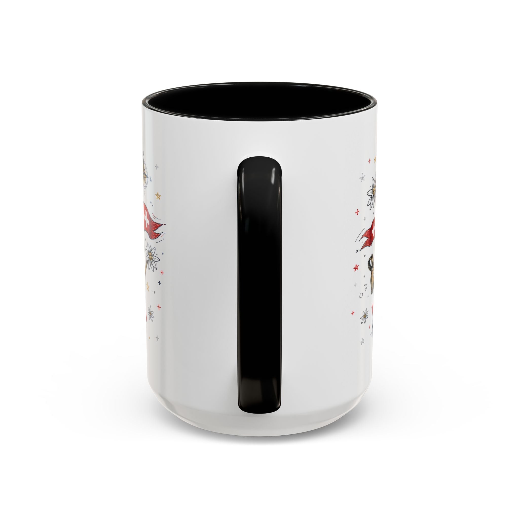Switzerland Coffee Mug | World Cup Soccer Fan Gift | Accent Color Ceramic 11oz 15oz