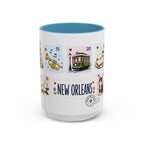New Orleans Coffee Mug | Postage Stamp Collage Mug | Travel Souvenir Accent Cup 11oz 15oz