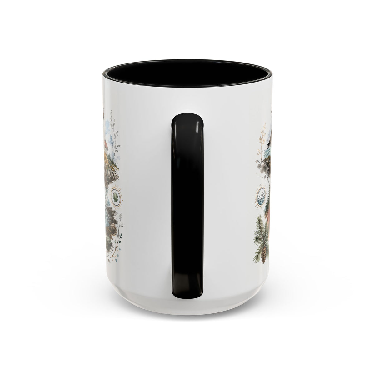 Bay of Fundy Mug, Canada Travel Souvenir, Bucket List Gift, Accent Ceramic Coffee Mug 11oz 15oz