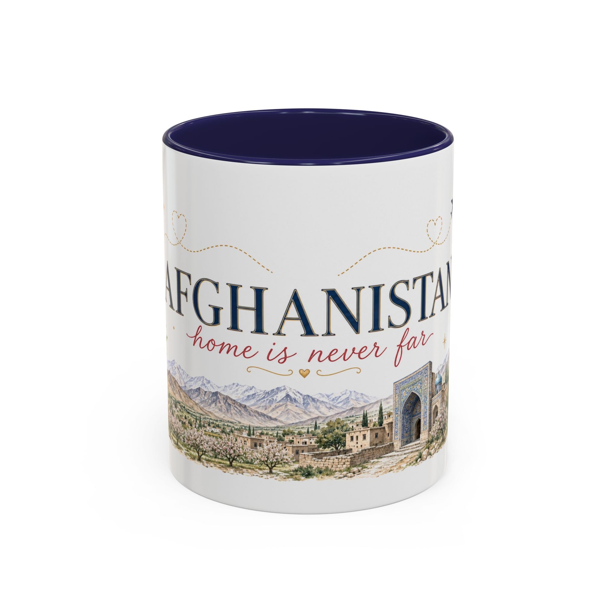 Afghanistan Home Country Mug | Moving Away Gift | Long Distance Friendship | 11 oz 15 oz Accent Mug