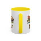 Oklahoma City Illustrated Travel Mug | City Souvenir Accent Coffee Mug | 11oz 15oz Ceramic Cup