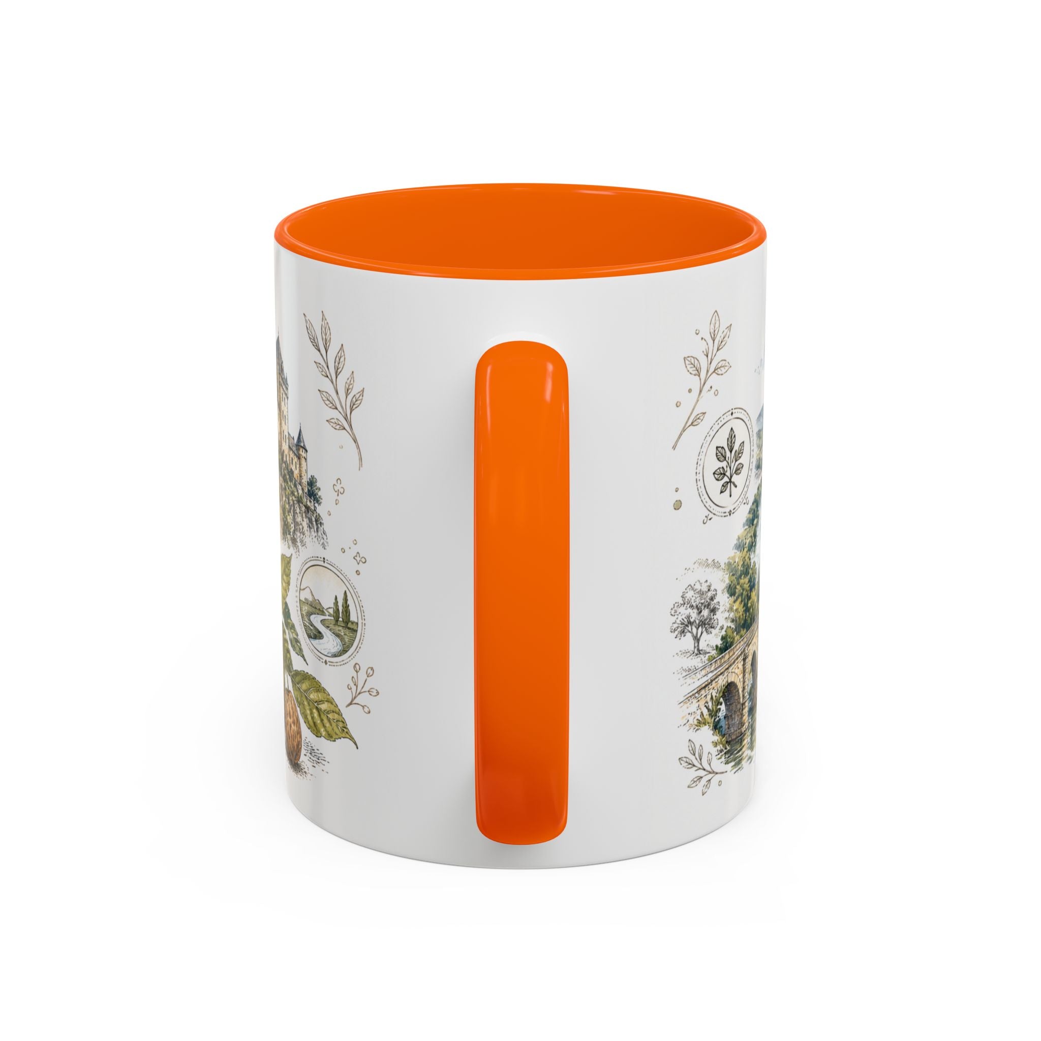 Dordogne Valley Mug, France Travel Souvenir, Bucket List Gift, Accent Ceramic Coffee Mug 11oz 15oz