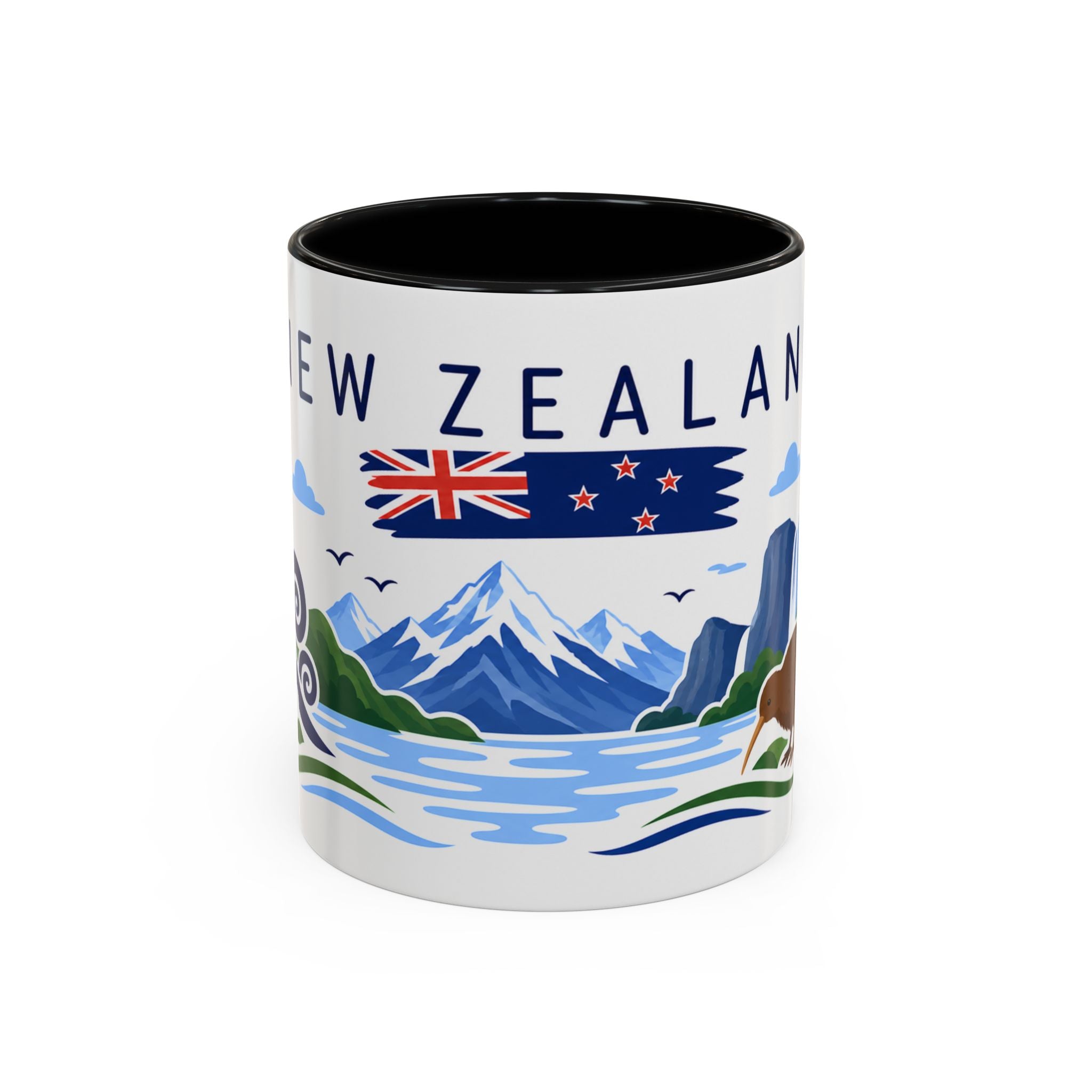 New Zealand Coffee Mug | Travel Souvenir Accent Mug | Country Gift Ceramic Cup 11oz 15oz