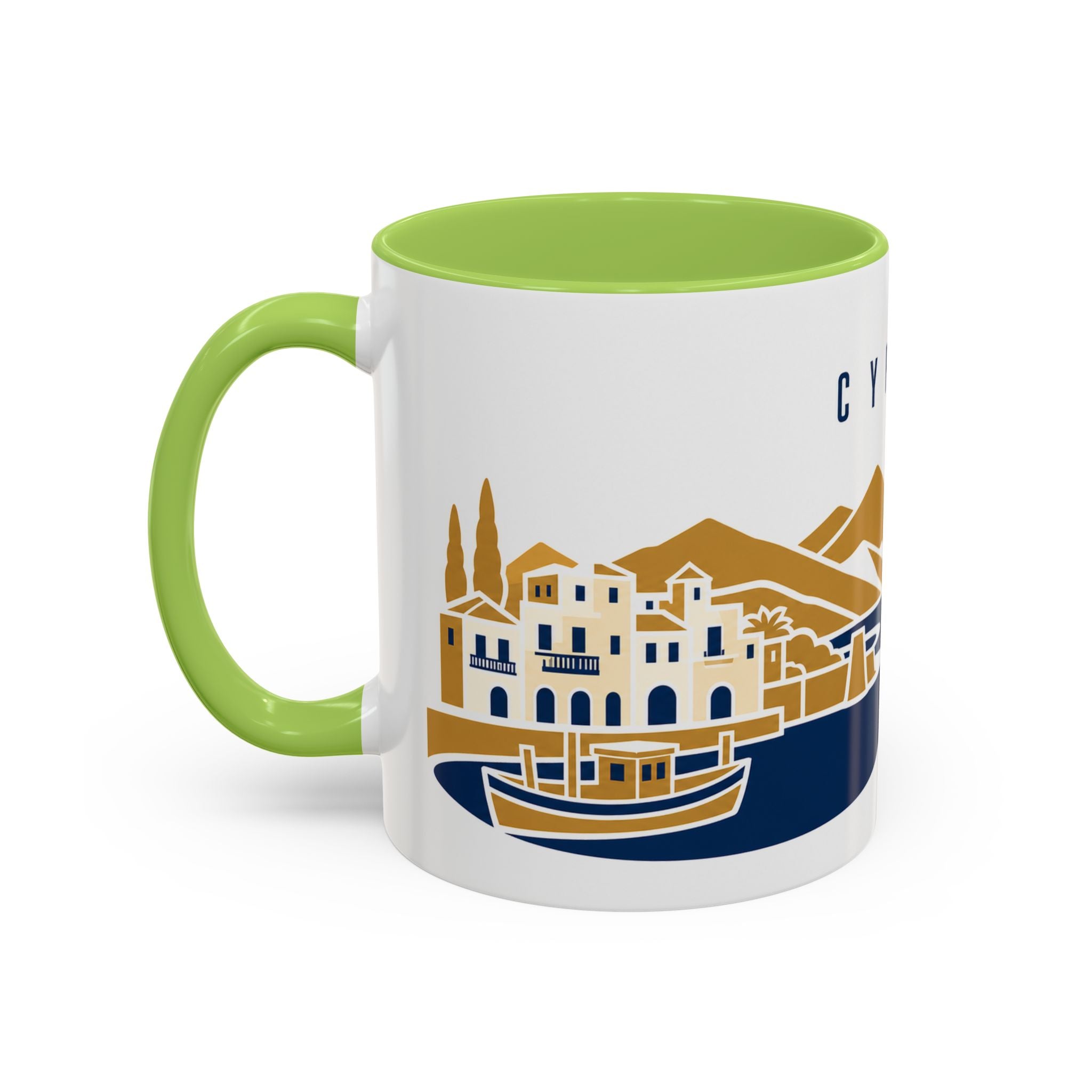 Cyprus Coffee Mug | Travel Souvenir Accent Mug | Country Gift Ceramic Cup 11oz 15oz