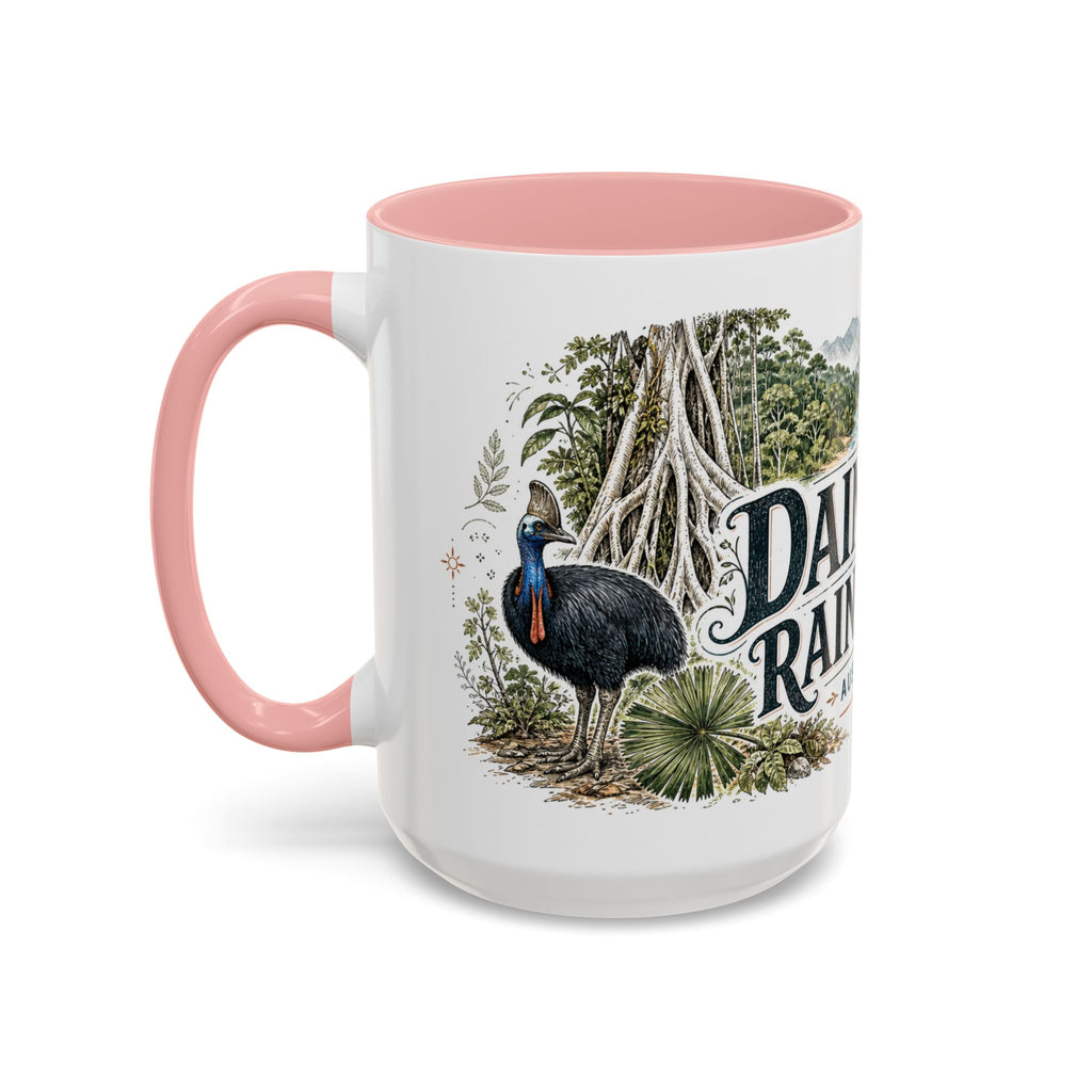 Daintree Rainforest Mug, Australia Travel Souvenir, Bucket List Gift, Accent Ceramic Coffee Mug 11oz 15oz