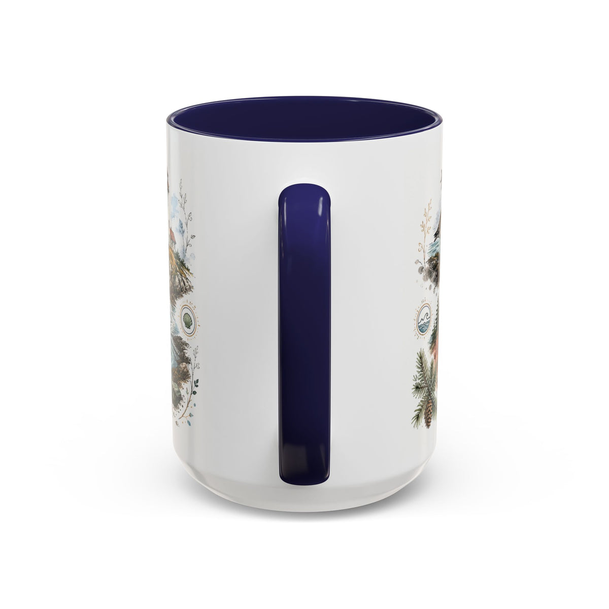 Bay of Fundy Mug, Canada Travel Souvenir, Bucket List Gift, Accent Ceramic Coffee Mug 11oz 15oz