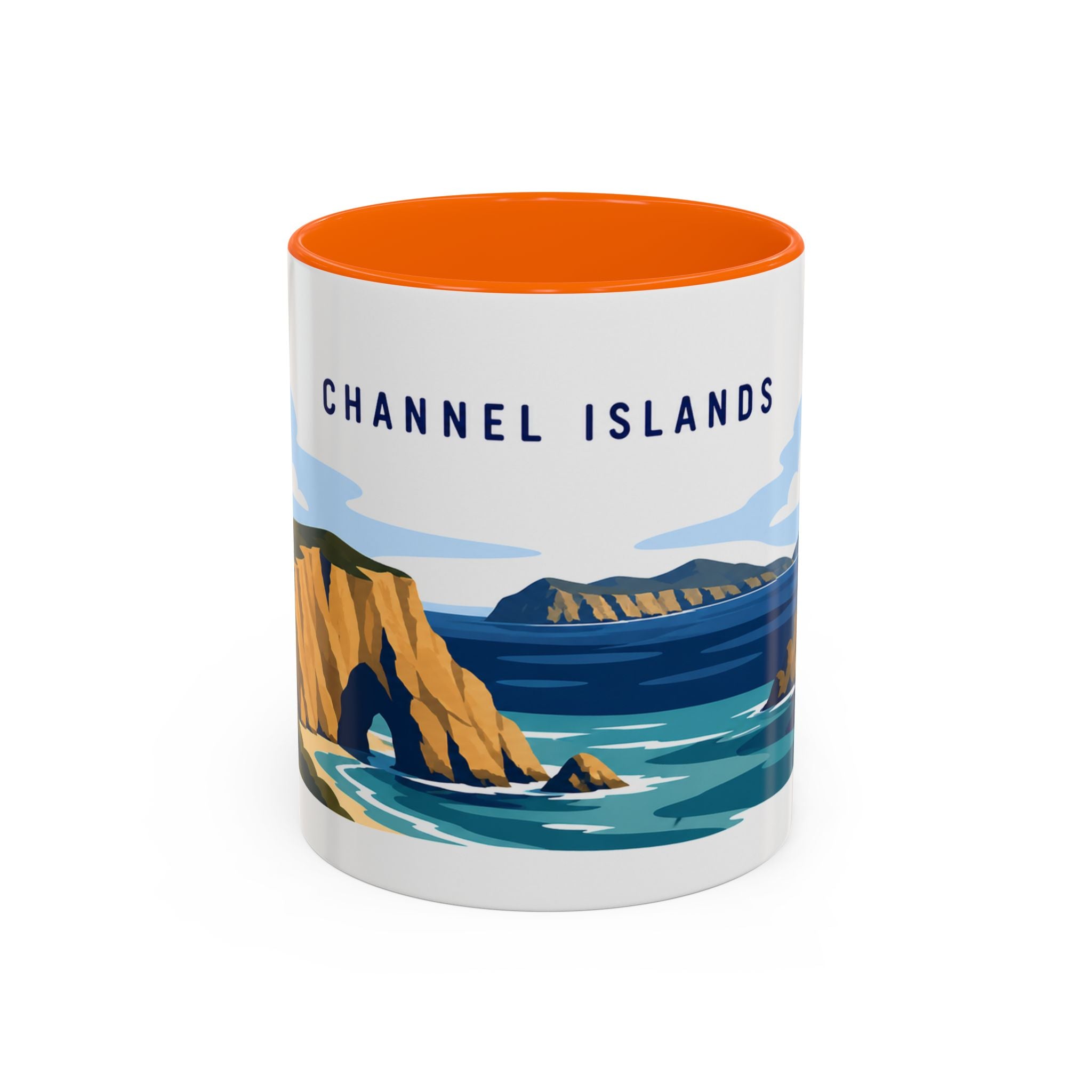 Channel Islands National Park Coffee Mug | Solid Color Block Park Souvenir | 11oz 15oz Accent Mug