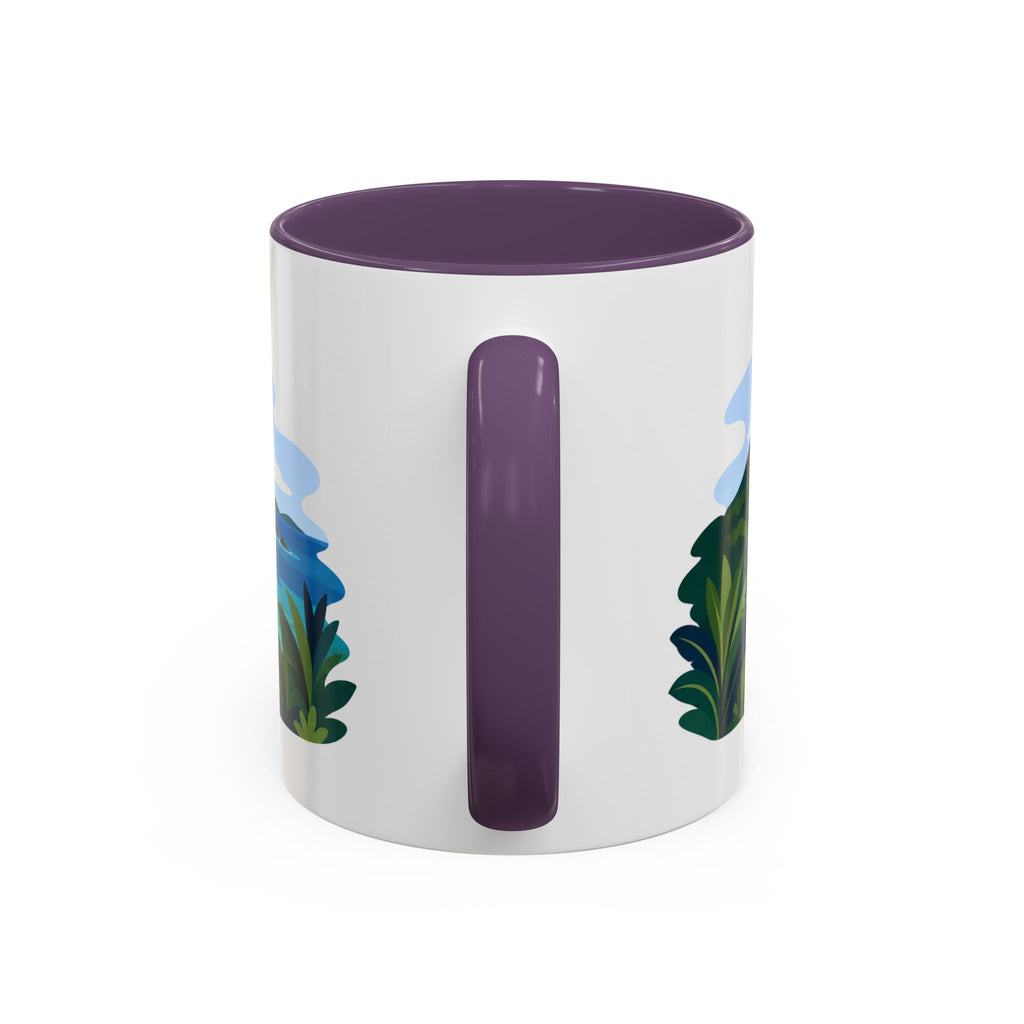 Virgin Islands National Park Coffee Mug | Solid Color Block Park Souvenir | 11oz 15oz Accent Mug