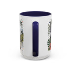 Easter Island Coffee Mug | Travel Destination Souvenir Gift | Accent Color Ceramic 11oz 15oz