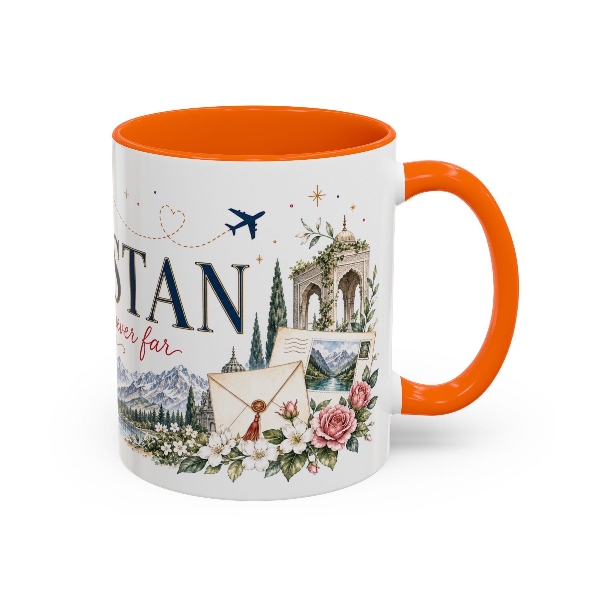 Pakistan Home Country Mug | Moving Away Gift | Long Distance Friendship | 11 oz 15 oz Accent Mug