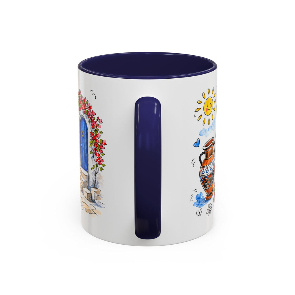 Athens Travel Mug | European City Souvenir Accent Coffee Mug | 11oz 15oz Ceramic Cup