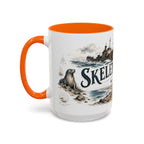 Skeleton Coast Mug, Namibia Travel Souvenir, Bucket List Gift, Accent Ceramic Coffee Mug 11oz 15oz