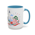 South Korea Coffee Mug | Travel Souvenir Accent Mug | Country Gift Ceramic Cup 11oz 15oz
