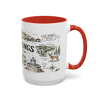 Hot Springs National Park Coffee Mug | Arkansas Thermal Spring Spa Gift | Accent Color Ceramic 11oz 15oz