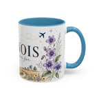 Illinois State Map Mug | Botanical Travel Sketch, Moving Away Gift (11oz 15oz)