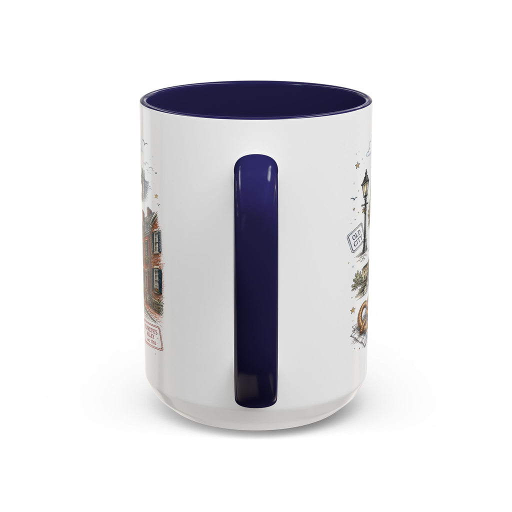 Philadelphia Coffee Mug | Pennsylvania Souvenir City Gift | Accent Color Ceramic 11oz 15oz