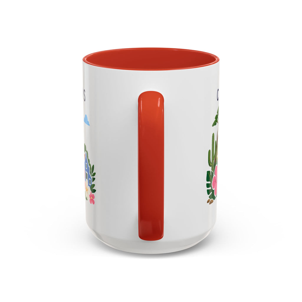Caribbean Netherlands Coffee Mug | Travel Souvenir Accent Mug | Country Gift Ceramic Cup 11oz 15oz