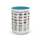 63 National Parks Mug | U.S. Parks Coffee Cup | Park Bucket List Gift | Road Trip Hiking Camping Souvenir