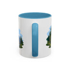 Olympic National Park Coffee Mug | Solid Color Block Park Souvenir | 11oz 15oz Accent Mug