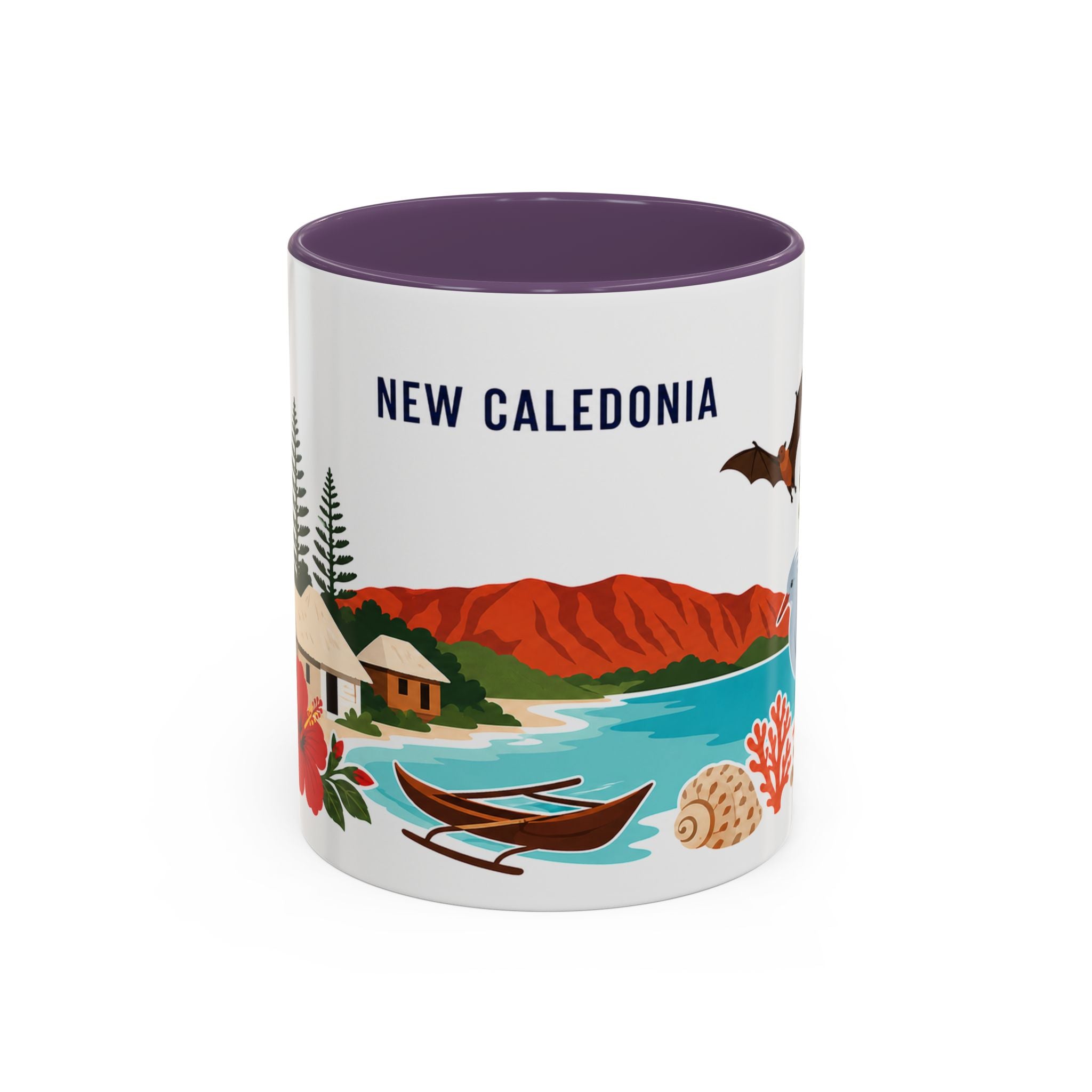 New Caledonia Coffee Mug | Travel Souvenir Accent Mug | Country Gift Ceramic Cup 11oz 15oz