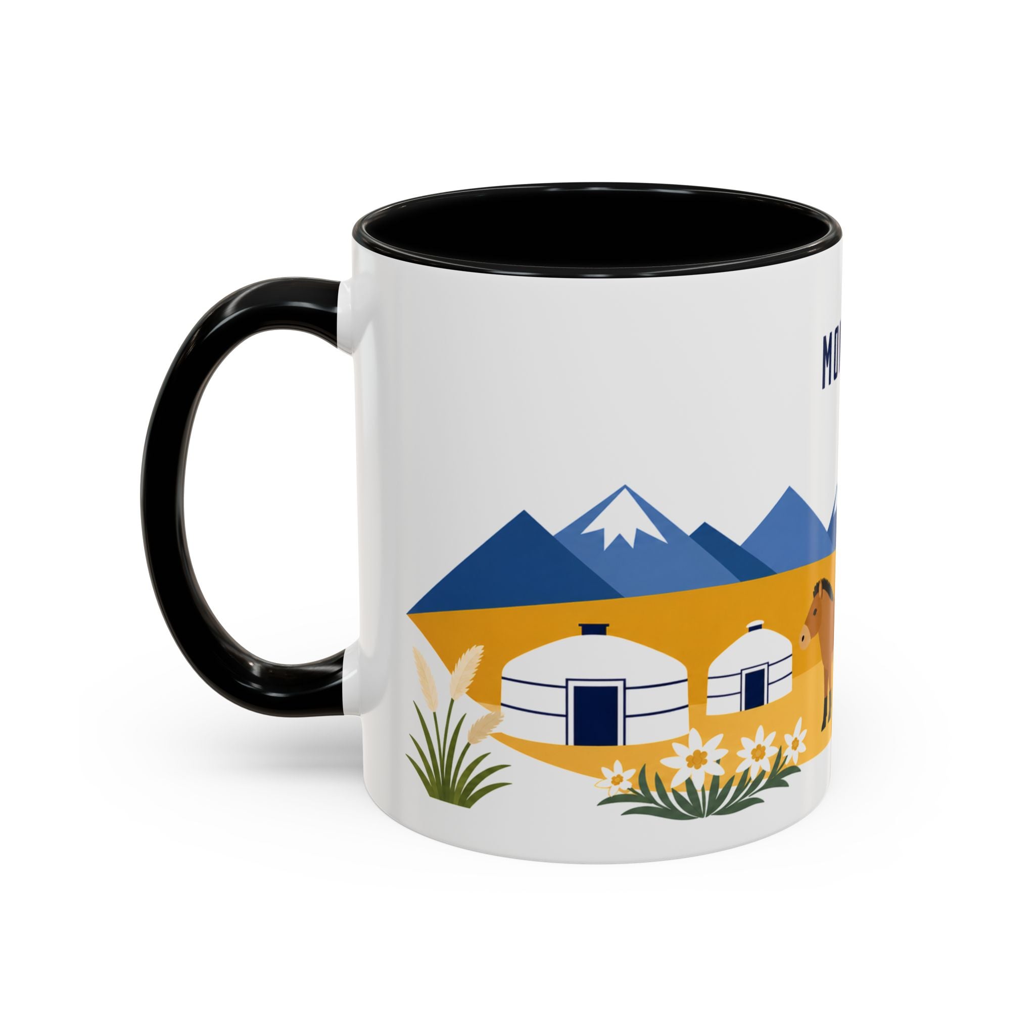 Mongolia Coffee Mug | Travel Souvenir Accent Mug | Country Gift Ceramic Cup 11oz 15oz