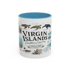 Virgin Islands National Park Coffee Mug | Caribbean Beach Snorkeling Reef Gift | Accent Color Ceramic 11oz 15oz