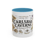 Carlsbad Caverns National Park Coffee Mug | New Mexico Cave Exploration Bat Gift | Accent Color Ceramic 11oz 15oz