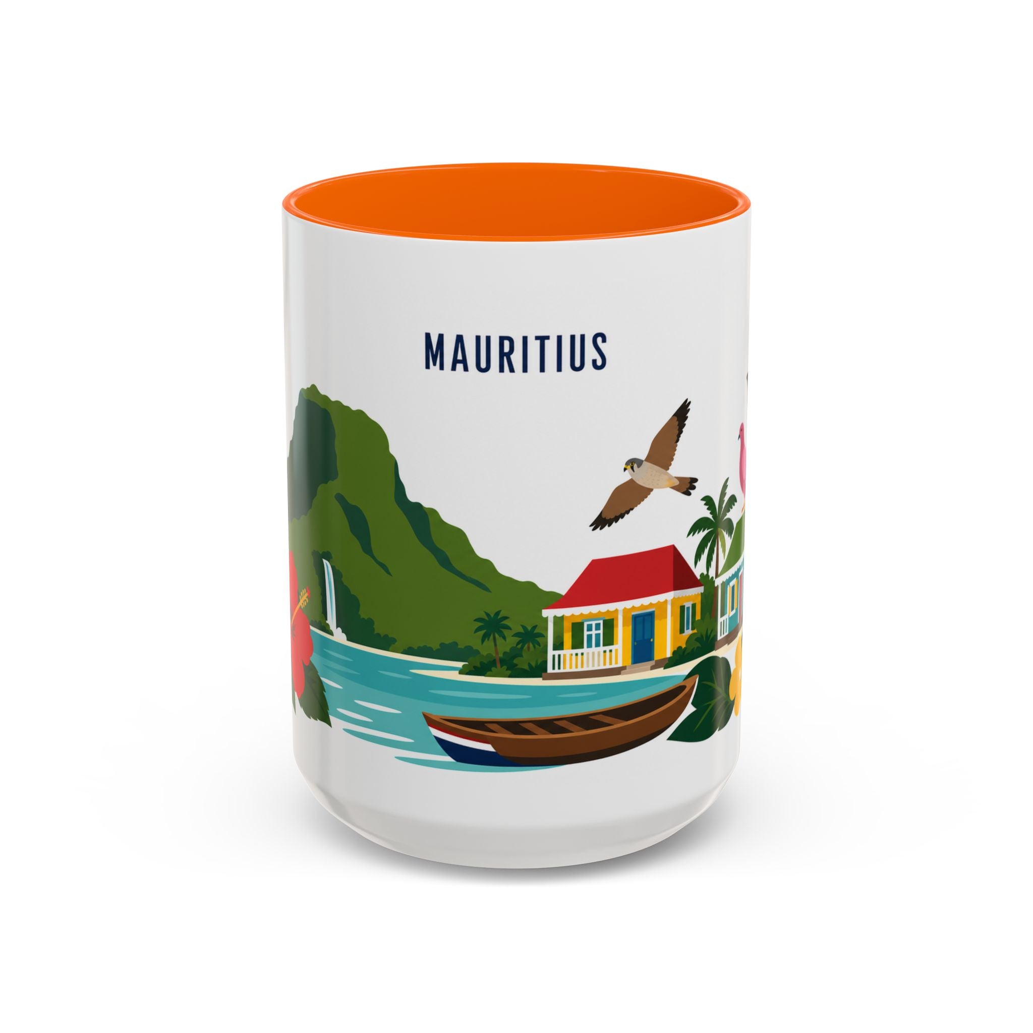 Mauritius Coffee Mug | Travel Souvenir Accent Mug | Country Gift Ceramic Cup 11oz 15oz