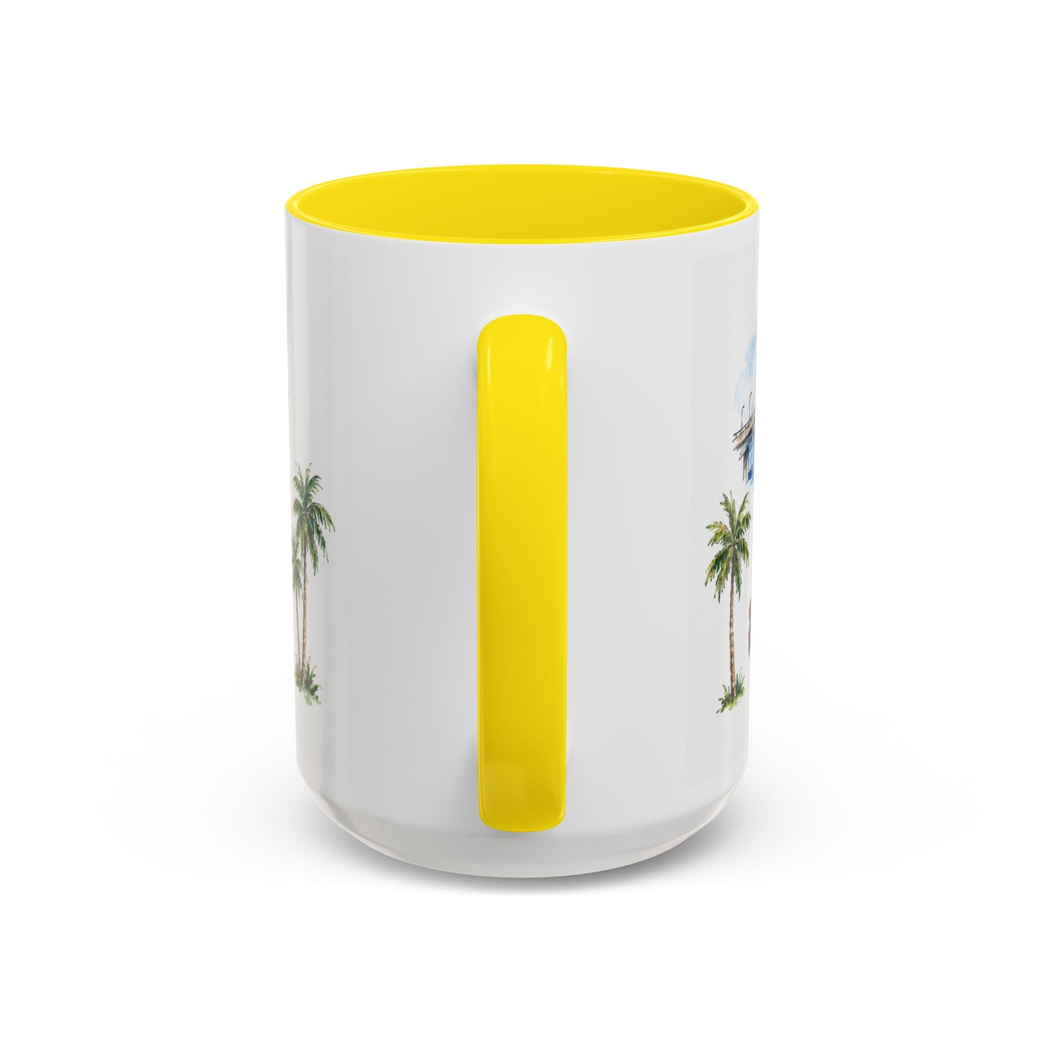Tampa Illustrated Travel Mug | City Souvenir Accent Coffee Mug | 11oz 15oz Ceramic Cup
