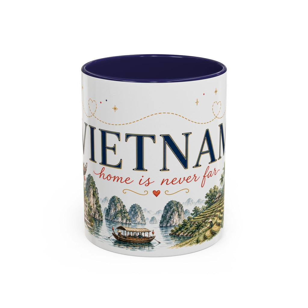 Vietnam Home Country Mug | Moving Away Gift | Long Distance Friendship | 11 oz 15 oz Accent Mug