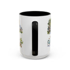 Raleigh Illustrated Travel Mug | City Souvenir Accent Coffee Mug | 11oz 15oz Ceramic Cup