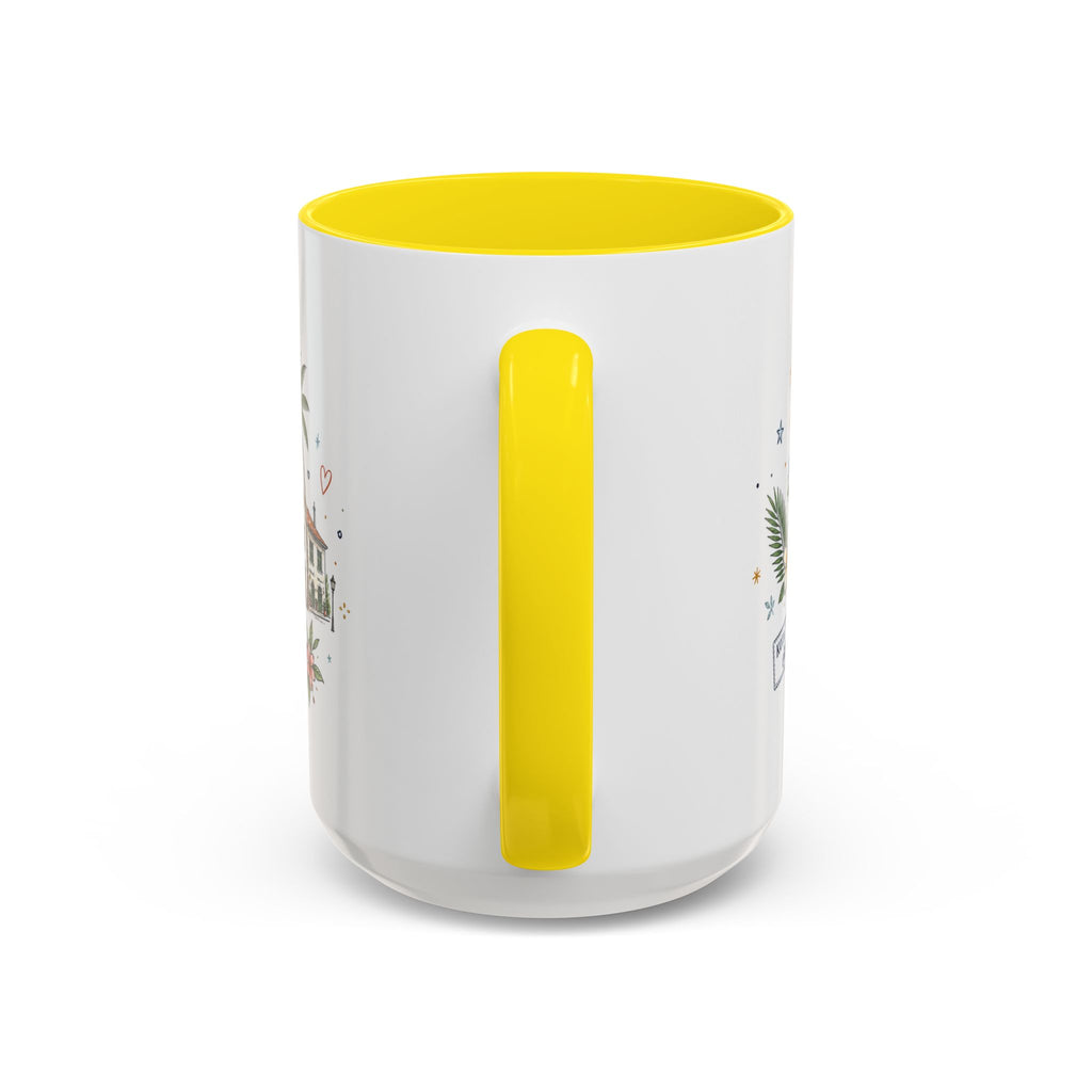 Jakarta Coffee Mug | Indonesia Souvenir Travel Gift | Accent Color Ceramic 11oz 15oz