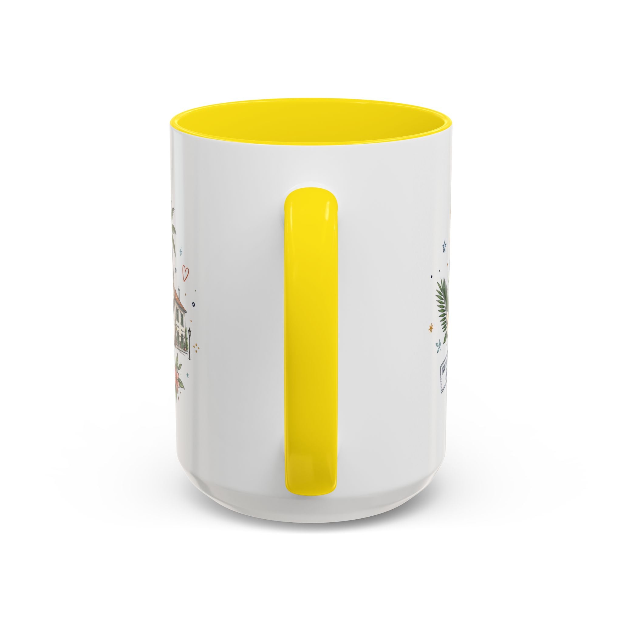 Jakarta Coffee Mug | Indonesia Souvenir Travel Gift | Accent Color Ceramic 11oz 15oz