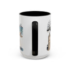 Tel Aviv Coffee Mug | Israel Travel Souvenir | Vintage Illustrated City Gift | 11 oz 15 oz Accent Mug
