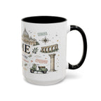 Rome Coffee Mug | Italy Souvenir Travel Gift | Accent Color Ceramic 11oz 15oz