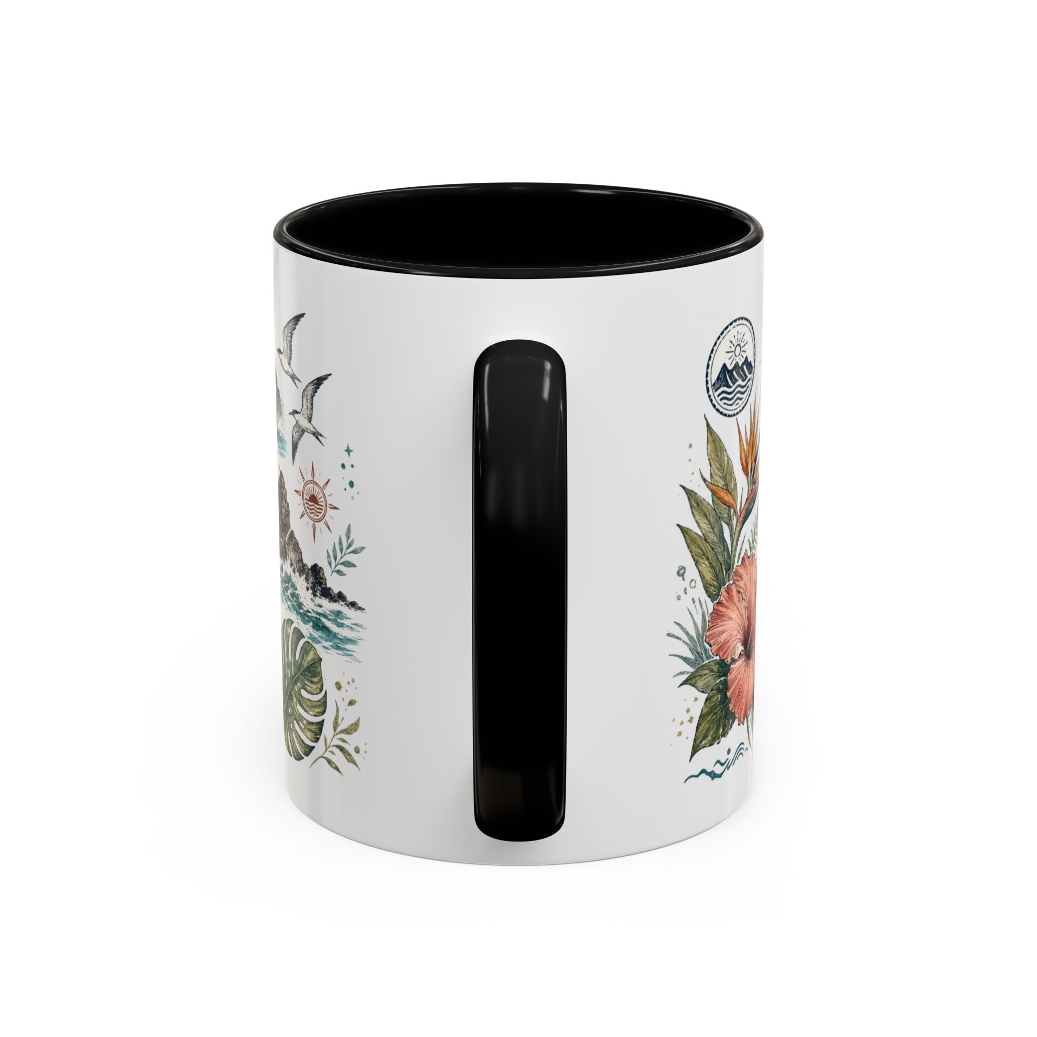 Na Pali Coast Mug, Hawaii Travel Souvenir, Bucket List Gift, Accent Ceramic Coffee Mug 11oz 15oz