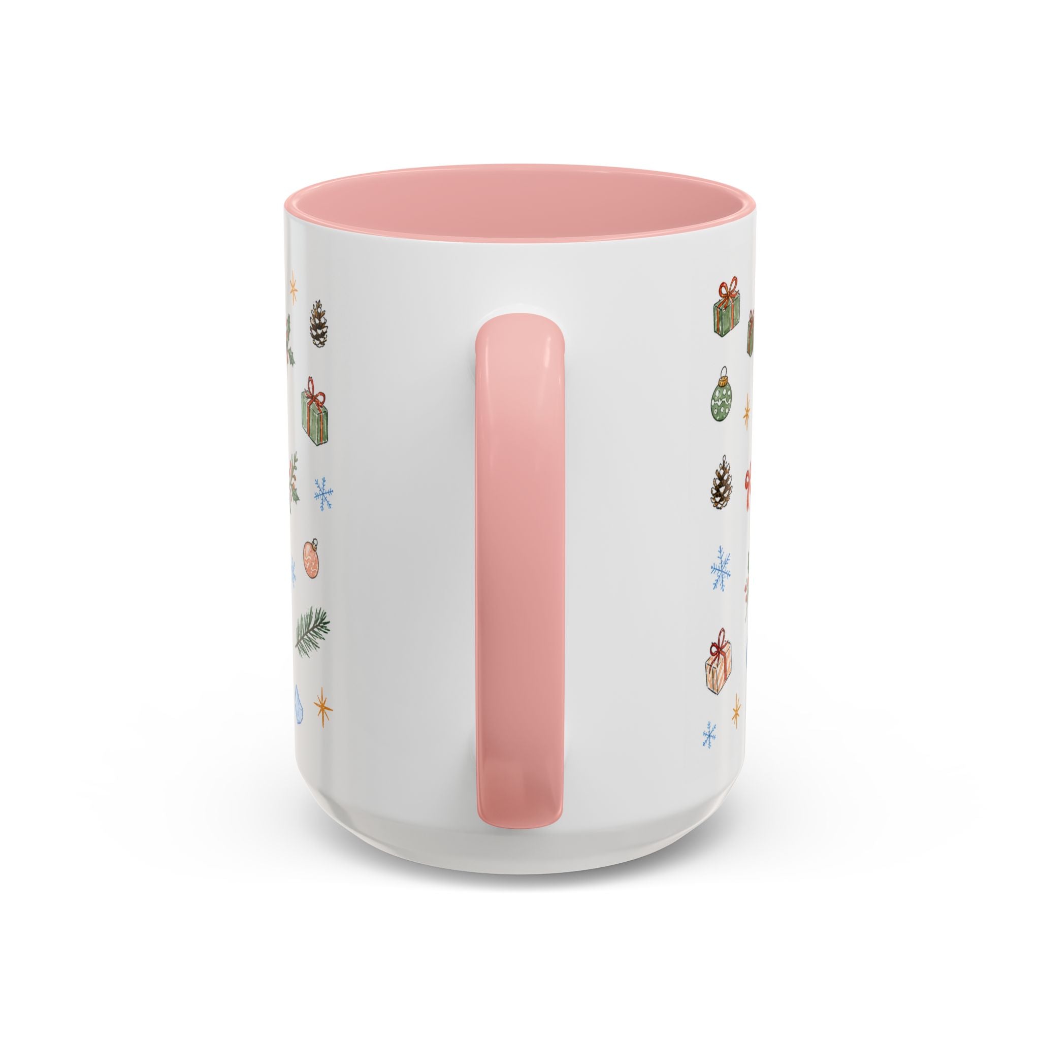 Denali National Park Christmas Mug | Watercolor Travel Souvenir | Holiday Gift | Accent Ceramic Coffee Cup 11oz 15oz