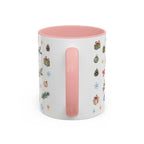 Denali National Park Christmas Mug | Watercolor Travel Souvenir | Holiday Gift | Accent Ceramic Coffee Cup 11oz 15oz