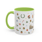 Rome Christmas Mug | Watercolor City Souvenir | Ceramic Coffee Cup
