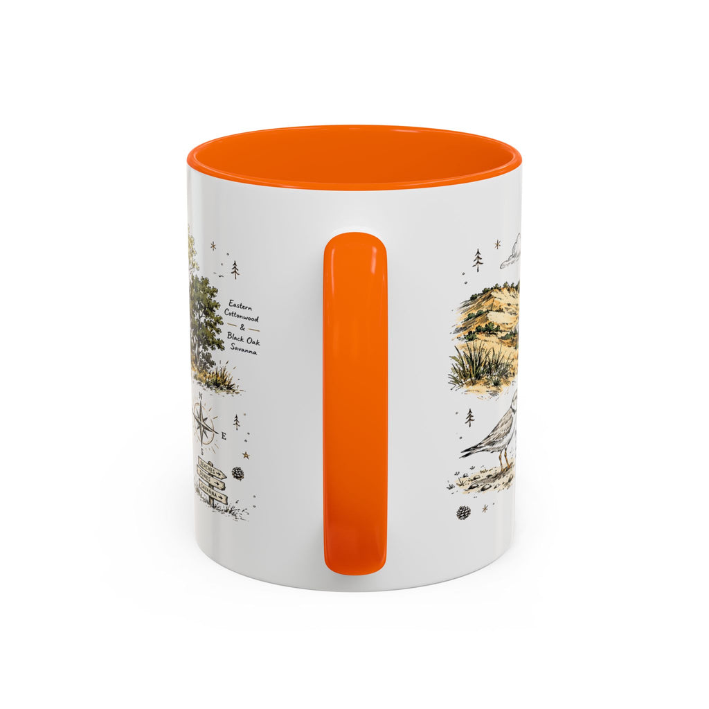 Indiana Dunes National Park Coffee Mug | Indiana Lake Michigan Beach Gift | Accent Color Ceramic 11oz 15oz