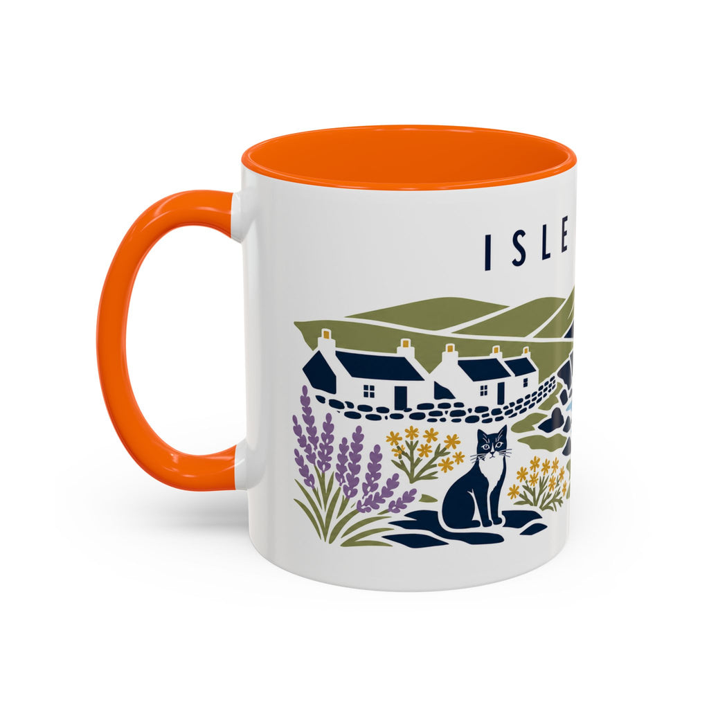 Isle of Man Coffee Mug | Travel Souvenir Accent Mug | Country Gift Ceramic Cup 11oz 15oz