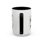 Acadia Coffee Mug | National Park Hiking Coastal Gift | Accent Color Ceramic 11oz 15oz